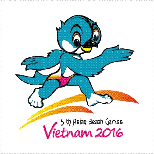 Thiết kế đoạt Giải khuyến khích cuộc thi thiết kế Linh vật Đại hội Thể thao bãi biển Châu Á lần thứ 5 - Việt Nam 2016 (ABG5-Vietnam2016) của HOÀIdesign